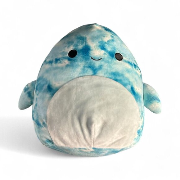 Squishmallows Danika The Blue Crinkle Tie-Dye Dolphin Stuffed Toy 12" Inch Plush - Picture 2 of 6